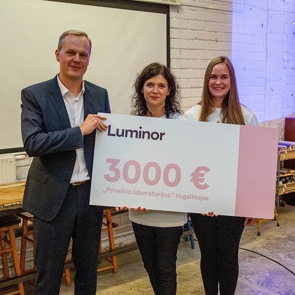 Projekto „Poveikio laboratorija“ laimėtojai